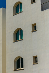 Obraz premium residential complex with white villas on the Mediterranean island