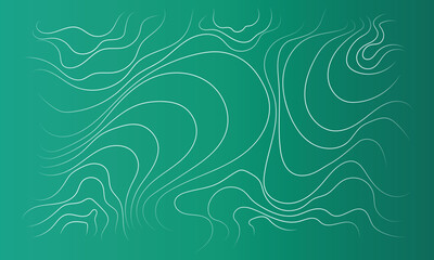 line art wave abstract background