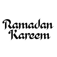  Islamic Typography of Islamic Month Ramadan Kareem on Transparent Background