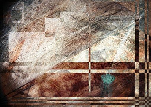 Poster, certificate, diplom karate . Old vintage paper texture background art design.