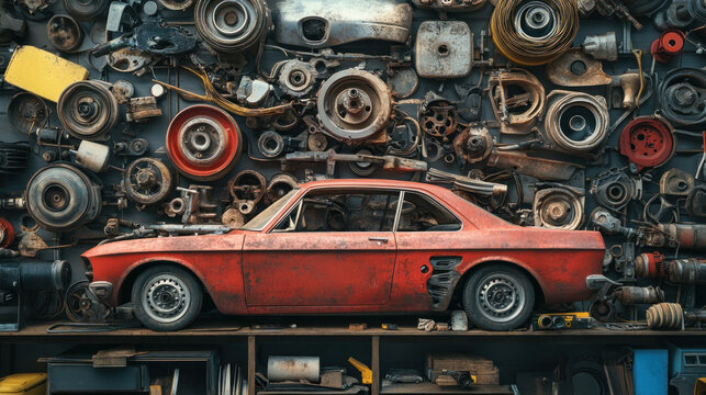 Local car repair shops are now offering new cars for sale. These cars are assembled using parts from various sources, rather than being manufactured by traditional car companies.