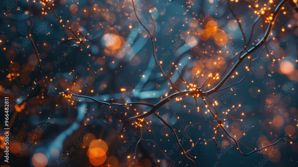 Poster abstract representation of neural network