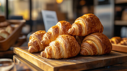 croissant on the counter