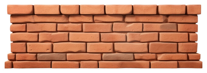 Obraz premium PNG Brick wall architecture transparent background.