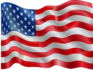 Obraz premium United States of America flag.The Correct Proportions