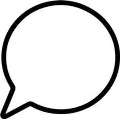 Speech bubble icon, conversation and communication concept image