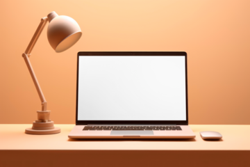 PNG laptop screen mockup, transparent design