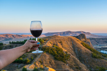 Glass of wine