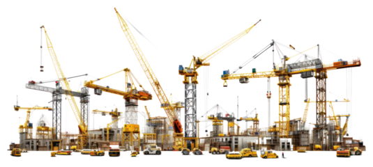 PNG Construction vehicle transportation architecture.