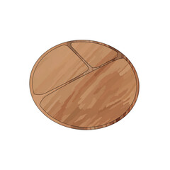 木製の円型プレート