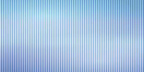 Trendy blue background of ribbed glass effect. Gradient banner with holographic texture. Vector illustration.