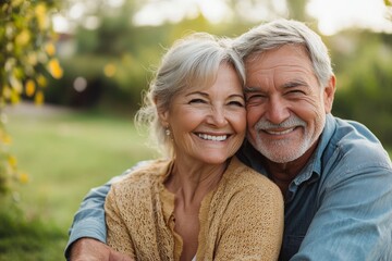 Fototapeta premium Mature senior couple 