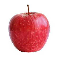 A close-up image of a fresh, red apple. Perfect for illustrating health, nutrition, or fresh produce in culinary applications.