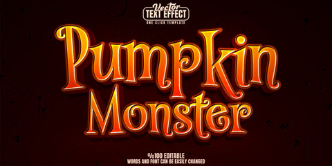 Halloween editable text effect, customizable spooky and scary 3d font style