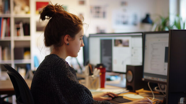 "Working On Computer" Images – Browse 5,459 Stock Photos, Vectors, and ...