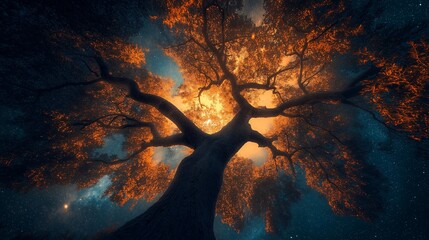 Tree of Life Reaching for the Milky Way