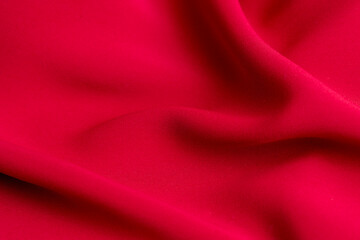 fabric made of soft synthetic material close-up