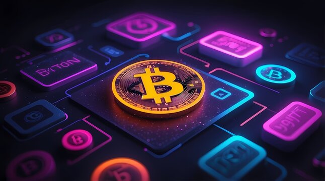 Digital cryptocurrency coins, Digital crypto currency coins