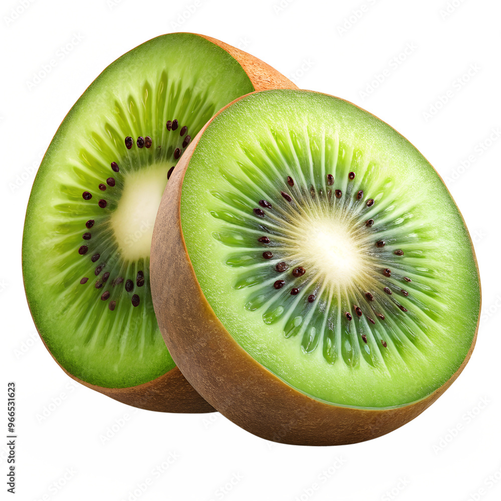 Wall mural kiwi fruit isolated on a transparent background png