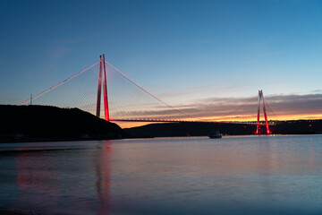 Yavuz Sultan Selim Bridge in Istanbul, Turkiye