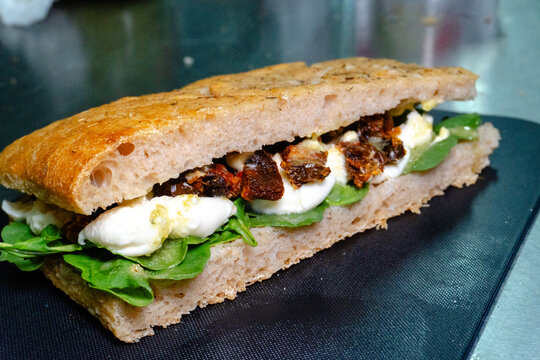 capresse foacaccia sandwich