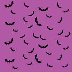 bats on colored background, halloween, halloween background