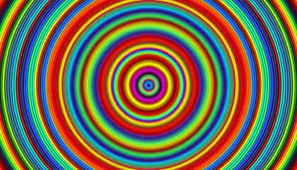 abstract colorful circles