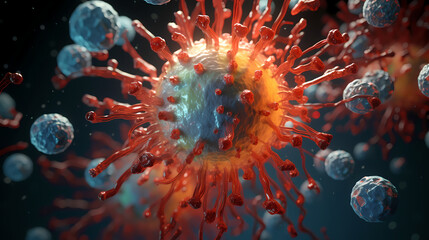 The world of viruses under the microscope