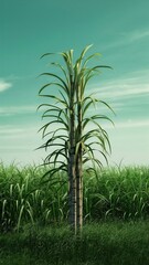 Obraz premium Isolated sugar cane plant