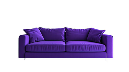 Sofa on transparent background