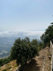 In the mountains above the clouds