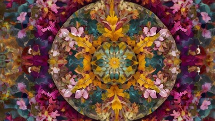 kaleidoscopic flower
