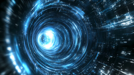 Obraz premium Wormhole, conceptual illustration. Time Portal. Illustration