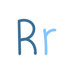 Hand-Drawn Alphabet for Kindergarten Learning and Education