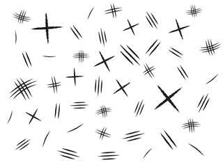 animal scratch pattern, vector background design