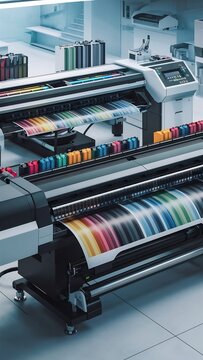 Wide format printers plotters 3d rendering