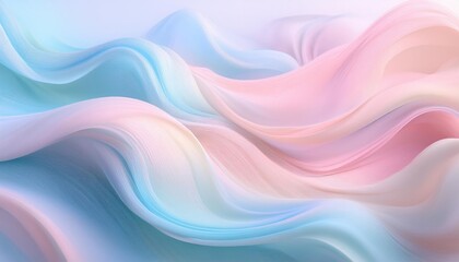 Abstract background of soft pastel colors with waves