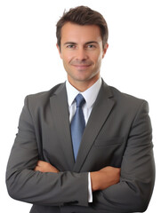PNG  Businessman portrait standing tuxedo.