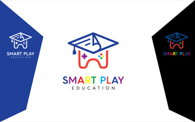 Game Smart Education logo design