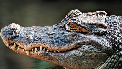 Fototapeta premium Close-Up of a Crocodile