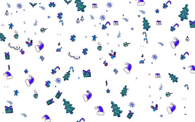 Christmas doodle handrawn illustration vector