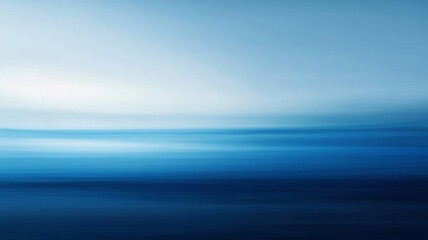 Obraz premium Blue abstract seascape with smooth gradient transitions