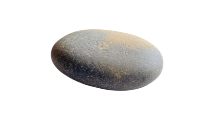 round stone on a transparent background