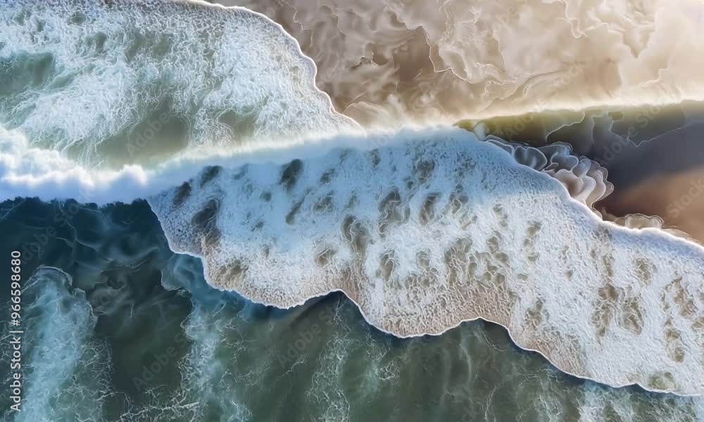 Poster smooth marble surface with subtle patterns, hyperrealistic video