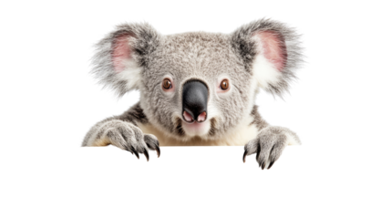 koala on a transparent background