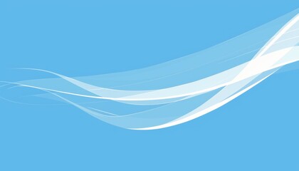   White and blue Wavy Lines   Background 