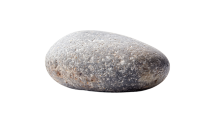 round stone on a transparent background