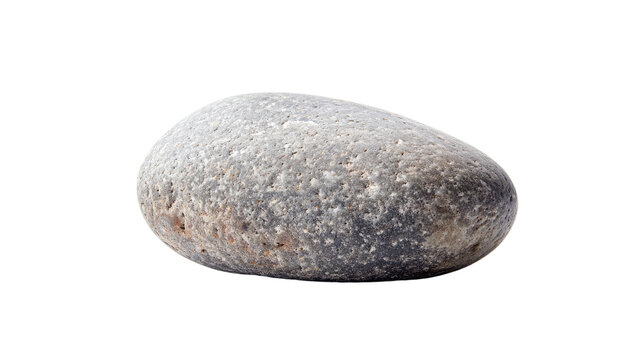 round stone on a transparent background