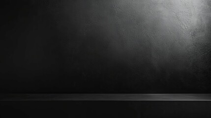Black Surface with a Dark Background
