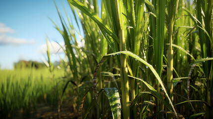 Fototapeta premium Fresh sugar cane